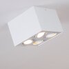 Baishan Lámpara de Techo Blanca, 4 luces