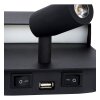 Lucide BOXER Aplique LED Negro, 2 luces