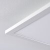 Salmi Lámpara de Techo LED Aluminio, Blanca, 1 luz, Mando a distancia
