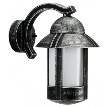 Albert 1841 Aplique para exterior Negro, Plata, 1 luz