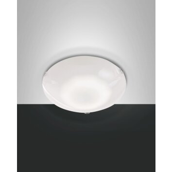 Fabas Luce Ostuni Lámpara de Techo LED Blanca, 1 luz