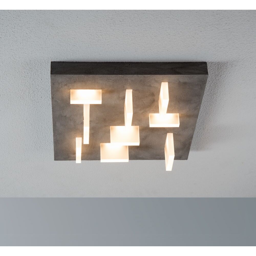 Escale Sharp Lámpara de Techo LED Gris, 9 luces main product photo