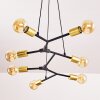 Coppet Lámpara Colgante Negro-dorado, 7 luces