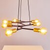 Coppet Lámpara Colgante Negro-dorado, 7 luces