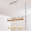 Barbengo Lámpara Colgante Blanca, 6 luces