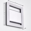 Linna Aplique para exterior LED Aluminio, 1 luz
