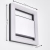 Linna Aplique para exterior Aluminio, 1 luz