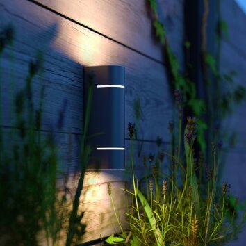 Philips Sunset Aplique para exterior LED Acero inoxidable, 2 luces