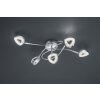 Reality Tours Lámpara de Techo LED Cromo, 5 luces