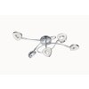 Reality Tours Lámpara de Techo LED Cromo, 5 luces