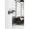 Brilliant Rider Foco de pared Gris, 1 luz