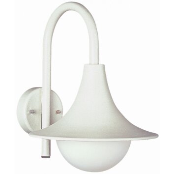 Albert 669 Aplique para exterior Blanca, 1 luz