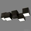 Grossmann ROCKS Lámpara de Techo LED Negro, 4 luces