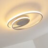 Leksund Lámpara de Techo LED Plata, 1 luz