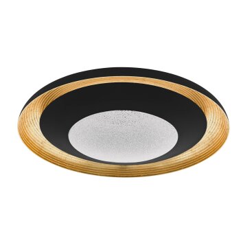 Eglo CANICOSA 2 Lámpara de techo o pared LED dorado, Negro, 1 luz