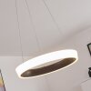 Mackay Lámpara de Techo LED Antracita, Blanca, 1 luz, Mando a distancia