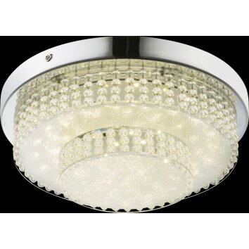 Globo Cake Lámpara de Techo LED Cromo, 1 luz