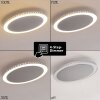 Aitrach Lámpara de Techo LED Plata, 1 luz