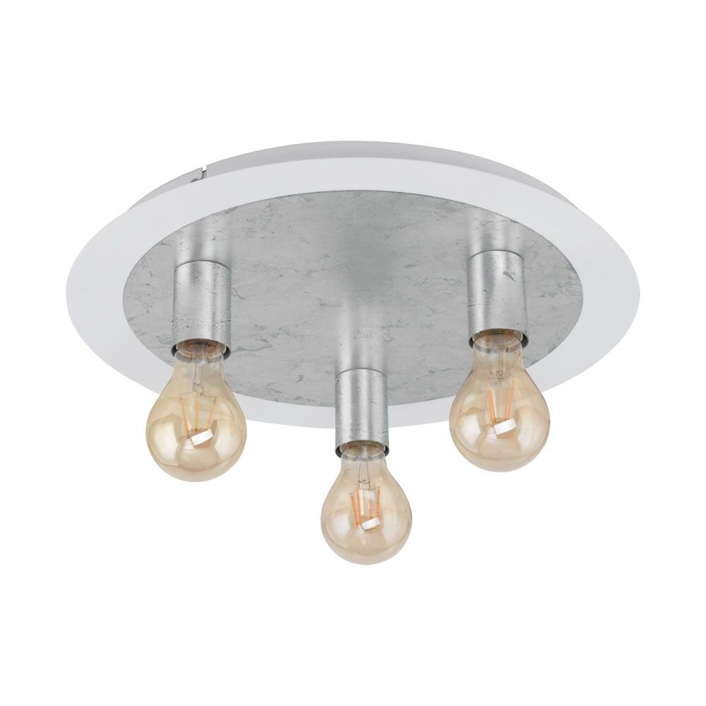 Eglo PASSANO Lámpara de Techo Plata, Blanca, 3 luces main product photo