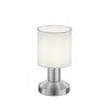 Trio GARDA Lámpara de mesa Níquel-mate, 1 luz