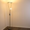 KIMBA Lámpara de pie LED Níquel-mate, 3 luces