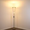 KIMBA Lámpara de pie LED Níquel-mate, 3 luces