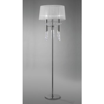Mantra TIFFANY Lámpara de Pie Cromo, 3 luces