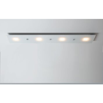 Escale Studio Lámpara de Techo LED Blanca, 4 luces