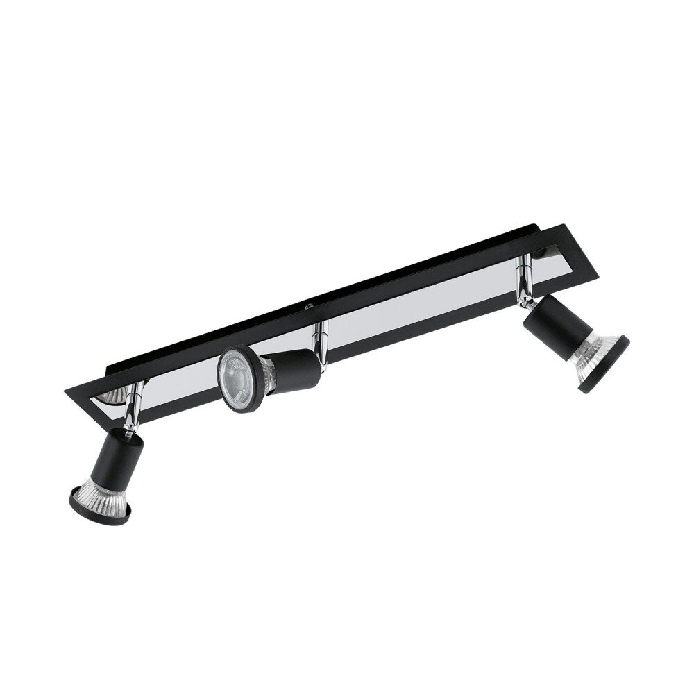Eglo SARRIA Foco de techo LED Cromo, Negro, 3 luces main product photo
