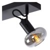 Foco de techo Lucide MADEE Negro, 2 luces