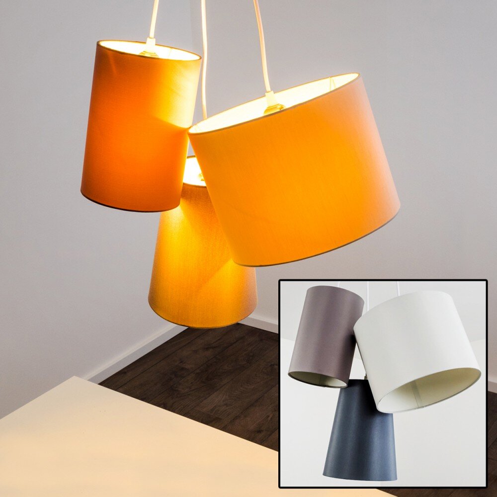 WIMIN Lámpara Colgante Blanca, 3 luces main product photo
