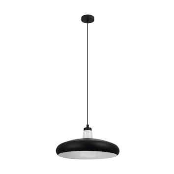 Eglo TABANERA-C Lámpara Colgante LED Negro, Blanca, 1 luz