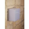 Konstsmide SANREO Aplique para exterior Acero inoxidable, Gris, Blanca, 1 luz