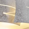 Novara Lámpara suspendida Plata, 3 luces