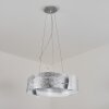 Novara Lámpara suspendida Plata, 3 luces