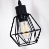 Barbengo Lámpara de Pie Madera clara, Negro, 2 luces