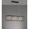 Fischer & Honsel premium Gesa Lámpara Colgante LED Negro, 1 luz