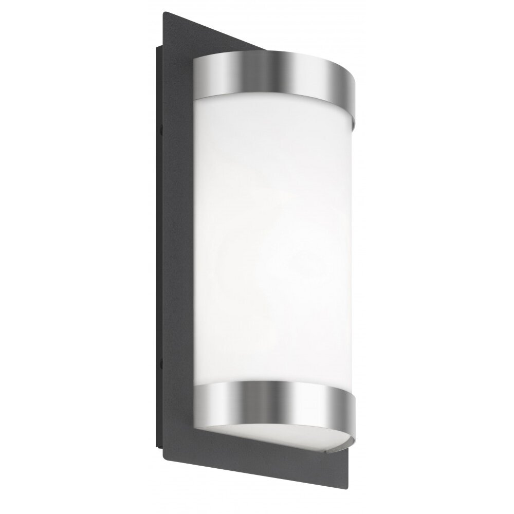 LCD Aplique para exterior LED Acero inoxidable, Negro, 1 luz, Sensor de movimiento main product photo