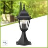 Brilliant Newport Poste de jardin Negro, 1 luz