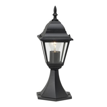 Brilliant Newport Poste de jardin Negro, 1 luz