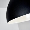 Chetco Lámpara Colgante Madera clara, Negro, 1 luz