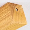 Barbengo Lámpara de Techo Madera clara, Blanca, 4 luces