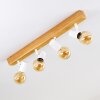 Barbengo Lámpara de Techo Madera clara, Blanca, 4 luces