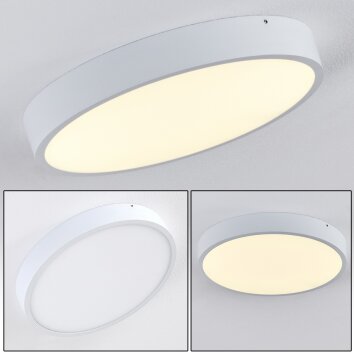 Broglen Lámpara de Techo LED Blanca, 1 luz