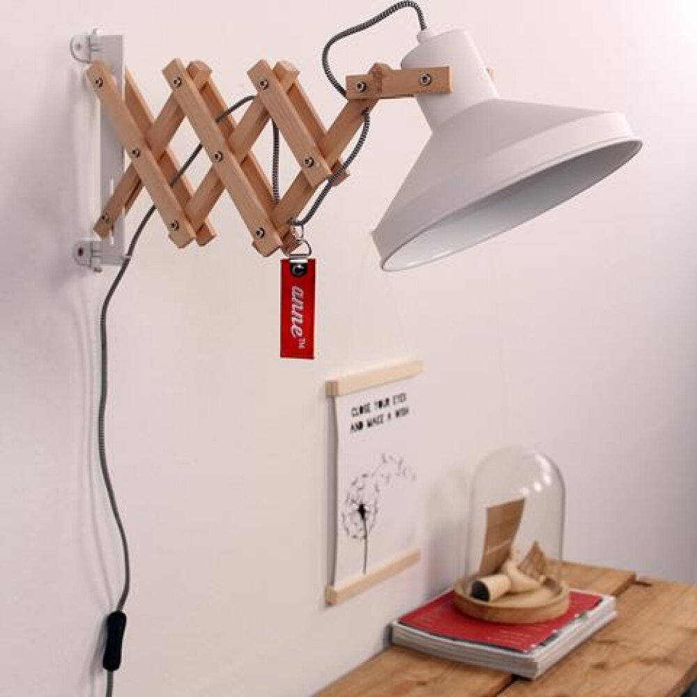 Steinhauer Woody Aplique Madera clara, Blanca, 1 luz main product photo