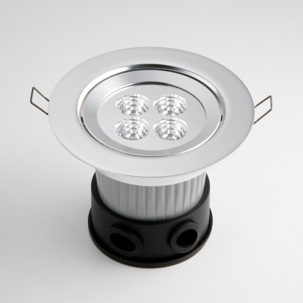 Konstsmide Foco empotrable de suelo LED Aluminio, 4 luces main product photo