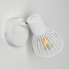 Foco de pared Holbol Blanca, 1 luz