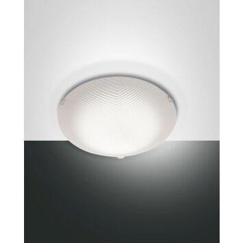 Fabas Luce Gera Lámpara de Techo LED Blanca, 1 luz