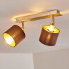 Tibro Lámpara de Techo Latón, Níquel-mate, 2 luces