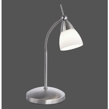 Paul Neuhaus PINO Lámpara de Mesa LED Acero inoxidable, 1 luz